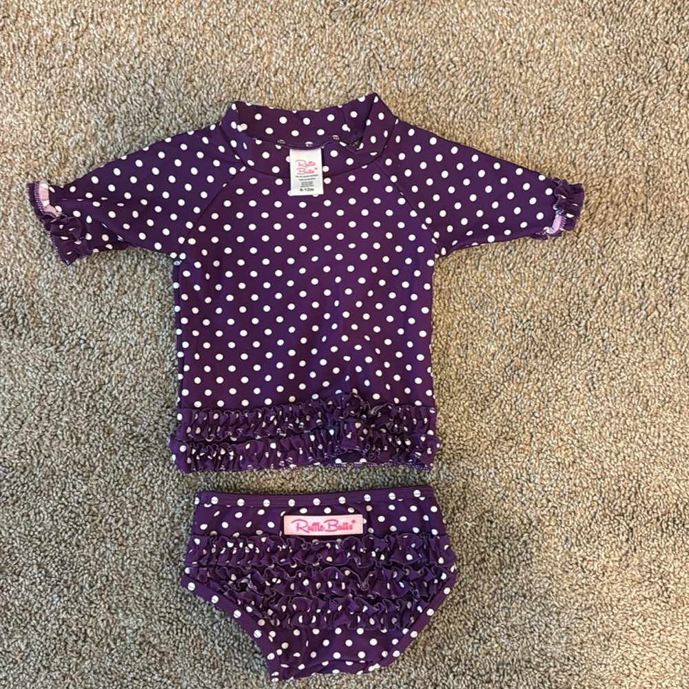 Ruffle Butts - like new/worn once for a short time! 6-12 months